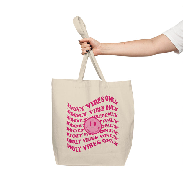 Holy Vibes Only Tote Bag