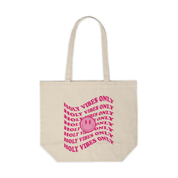 Holy Vibes Only Tote Bag